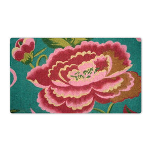 Anna Chandler - Coir Doormat – Chinese Peony Short - Red Sparrow Tea Company