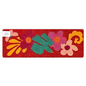 Anna Chandler - Coir Doormat – Bird Red Long