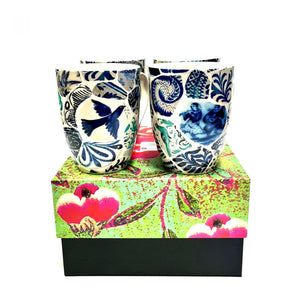 Anna Chandler - Blue Mosaic Mug Set