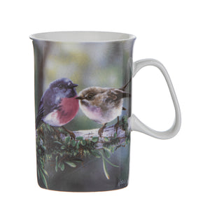 Ashdene - Australian Small Birds Mug - Pink Robin
