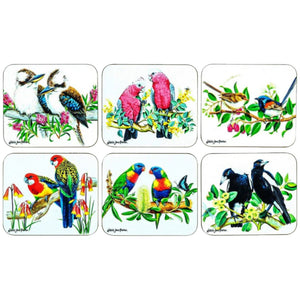 Ashdene - Australian Birds - Coasters Assorted 6pk