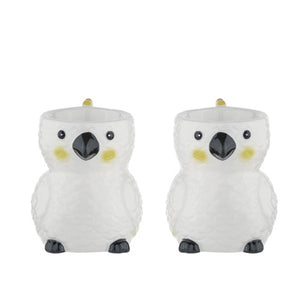 Wattle & Willow - Aussie Mates - Cockatoo Egg Cups