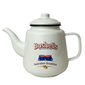 Australian Heritage Icons - Bushells Enamel Teapot 1.4L - Red Sparrow Tea Company