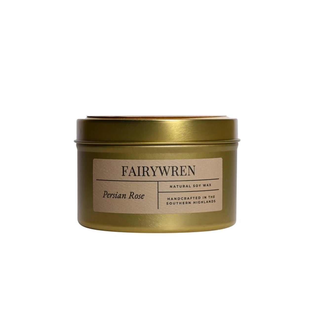 Fairywren Candle - Persian Rose - Travel Tin