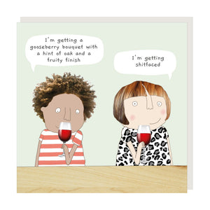 Rosie Made a Thing - Greeting Card - Wine Tasting