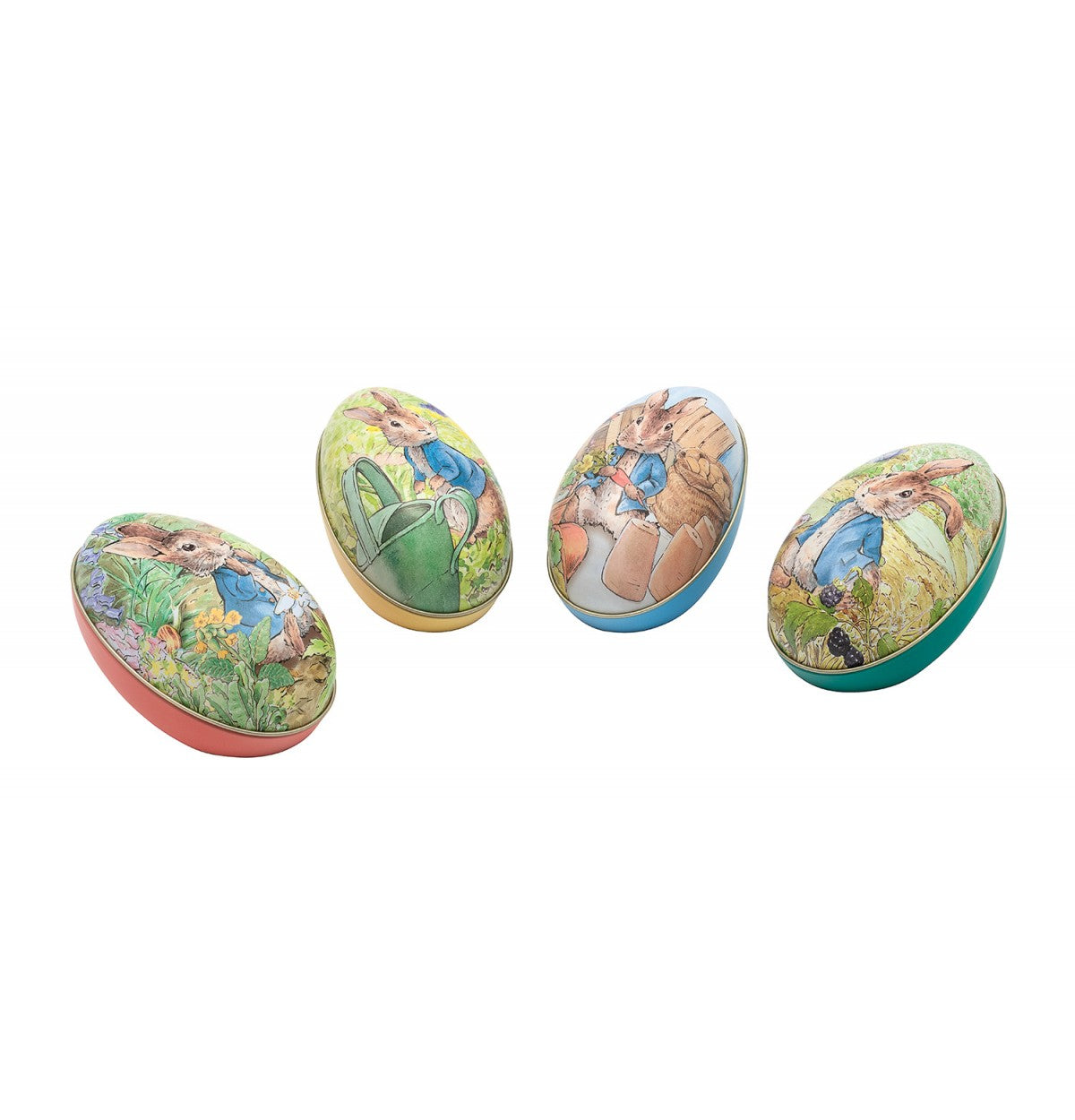 Peter Rabbit Sparrows Peter Rabbit - Egg Shaped Tin - Orange - Red Sparrow Tea Company
