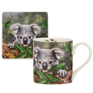 Ashdene - Babies Of The Bush Koala Joey Mug & Coaster Set