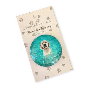 Caroline Hazell - Crystal Fridge Magnet - Cavoodle/Groodle