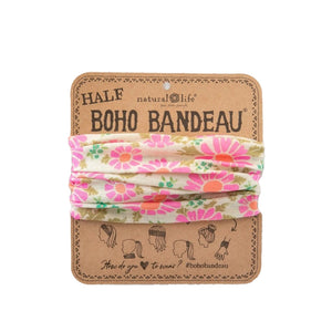 Natural Life - Half Boho Bandeau - Ditsy Floral Vintage Cream