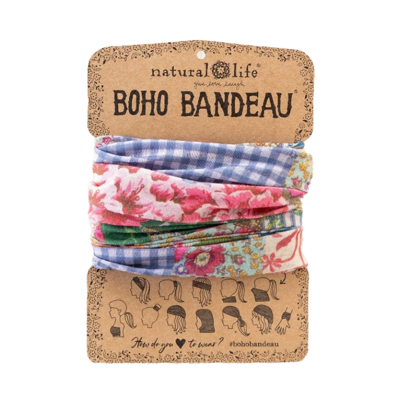 Natural Life - Boho Bandeau - Pink Vintage Treasure