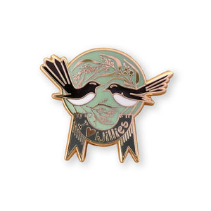 Bridget Farmer - Enamel Pin - I Love Willies - Red Sparrow Tea Company