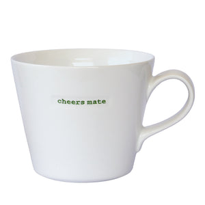 KBJ - Word Bucket Mug - Cheers Mate