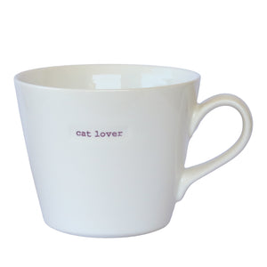 KBJ - Word Bucket Mug - Cat Lover
