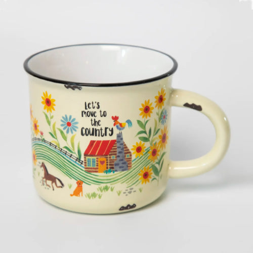 Camp Mug - Let's Move To The Country
