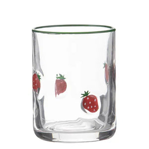 Capri Strawberry Glass Tumbler