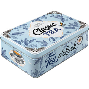 Nostalgic Art - Flat Storage Tin - Classic Tea