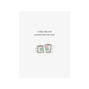 Greeting Card - Coffee Cups