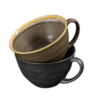 Omotenashi - DANSAI Mug Set - Brown & Black