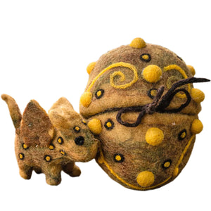 Himalayan Felt - Dragon Egg - Mossy