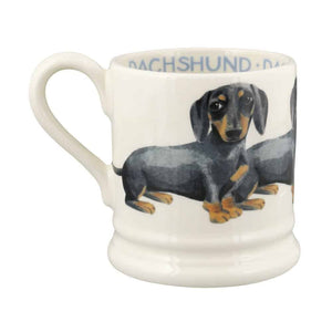 Emma Bridgewater - Black & Tan Dachshund 1/2 Pint Mug