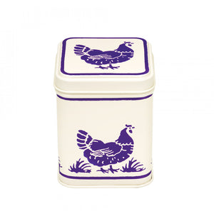 Emma Bridgewater - Blue Hen - Square Tin 100g
