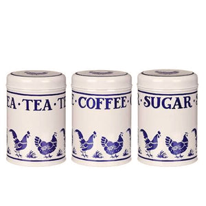 Emma Bridgewater - Blue Hen - Canister Set
