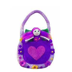 Himalayan Felt - Wonder Fairy Bag Purple - Small