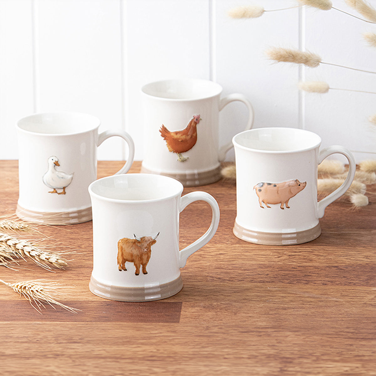 Ashdene - Farm Friends Mug - 4pk Assorted Mug