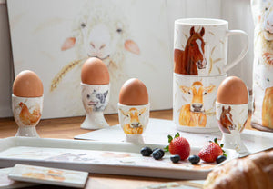 Ashdene - Farmyard Faces - 4pc Egg Cup Set