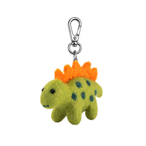 Felt Keychain Bag Charm - Dinosaur