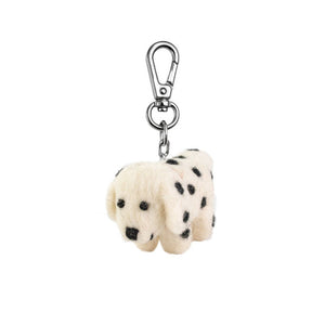 Felt Keychain Bag Charm - Dog Spot
