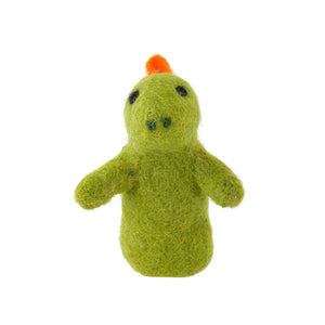 Felted Finger Puppet - Dinosaur