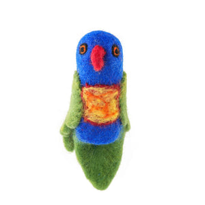 Felted Finger Puppet - Lorikeet