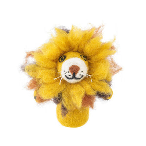 Felted Finger Puppet - Lion