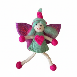 Himalayan Felt - Miss Love Witch Fairy - Green