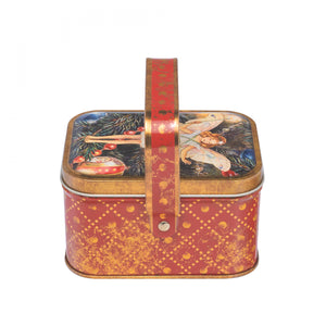 Flower Fairies Christmas - Handle Basket Tin