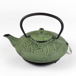 Cast Iron Teapot - Bamboo Green - 800ml