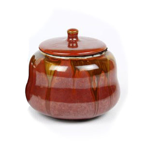 Ruby Tea Canister