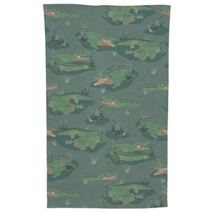 Alperstein Designs - Tea Towel - Green Crocs - Red Sparrow Tea Company