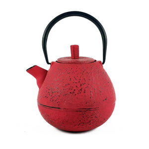 Cast Iron Teapot - Stone Vein - Red 500ml