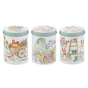 Ashdene - Garden Hens 3pk Canister
