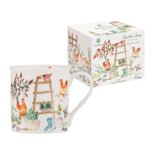 Ashdene - Garden Hens - Gum Boots/Ladder Mug