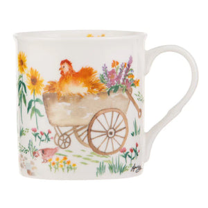Ashdene - Garden Hens - Wheelbarrow Mug