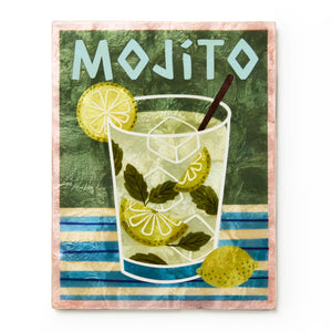 Jones & Co - Happy Hour Mojito Tile - Wall Art - Red Sparrow Tea Company