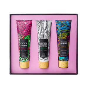 Hand Cream Trio - Blue Wattle, Eucalyptus, Ginger