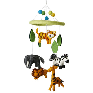 Himalayan Felt - African Animal Mobile