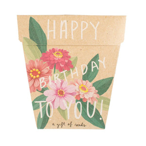 Sow 'n Sow - A Gift of Seeds - Happy Birthday Zinnia