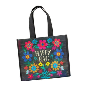 Natural Life - Happy Bag Medium - Black Floral