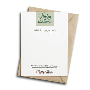 Hayley Wilson - Greeting Card - Wild Arrangement