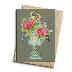 Hayley Wilson - Greeting Card - Wild Arrangement